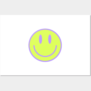 Smiley Face in Green Posters and Art